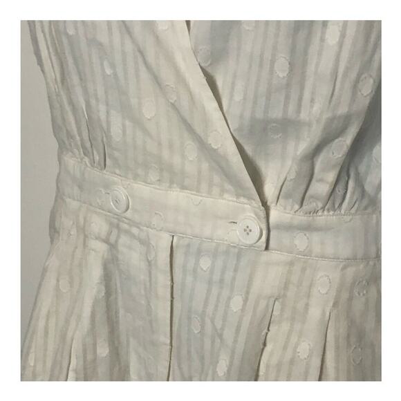 ModCloth Easy Go Sleeveless Cotton Faux Wrap Romper NWT Large - Picture 15 of 16